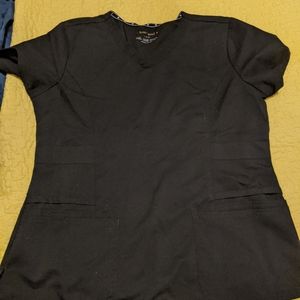 Black scrub top